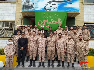 مراسم روز سرباز در سپاه چالوس برگزار شد