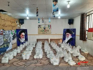 توزیع ۴۰۰ پرس غذای گرم بین نیازمندان در عالیشهر