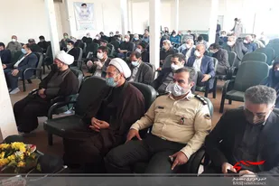 دیدار جمعی از رزمندگان و بسیجیان با امام جمعه کبودراهنگ به مناسبت هفته دفاع مقدس