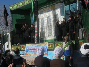 امامزاده سید منصور زرندیه میزبان ضریح مقدس سرداب حضرت حجت(عج)