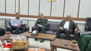 سرکشی فرمانده سپاه ناحیه ماهشهر از پایگاه&zwnj;های بسیج ادارات