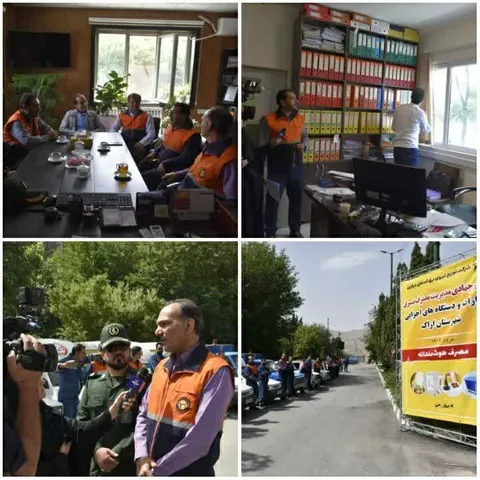 برگزاری رزمایش جهادی پایش و مدیریت مصرف برق ادارات شهرستان اراک