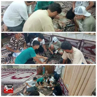 کلاس سلاح شناسی برای نوجوانان پایگاه مقاومت بسیج شهید شهردمی پرچور