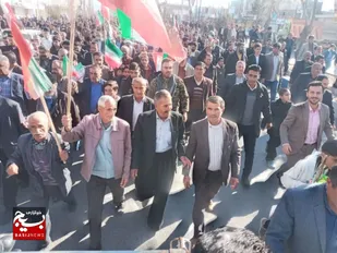 راهپیمایی۲۲بهمن مردم شهرستان خانمیرزا