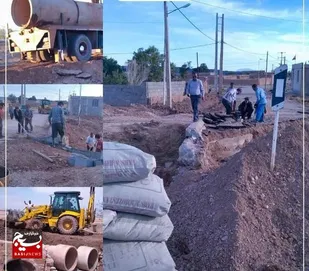 فعالیت گروه جهادی شهید خلیلی در روستای قلعه&zwnj;نو شهرستان فاروج