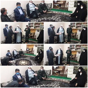 دیدار با رزمنده و ایثارگر دفاع مقدس شهرستان بندر خمیر