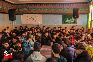 استقبال از پیکر مطهر شهید گمنام در پایگاه&zwnj;های بسیج سپاه ناحیه همدان