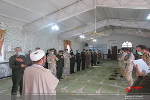 مراسم عزاداری دهه فاطمیه در سپاه ناحیه خواف