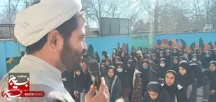 برگزاری نشست جهاد تبیین در مدرسه فاطمه زهرا(س) شهرستان چگنی