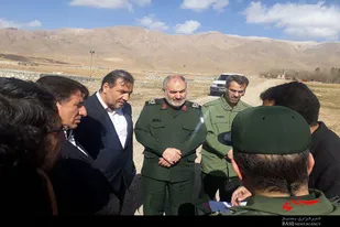 بازدید مسئولان سپاه استان همدان از محل احداث اردوگاه درمان سپاه در نهاوند
