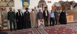 دیدار مسئولان لردگان با خانواده شهید &laquo;علی خلیلی&zwnj;مقدم&raquo;