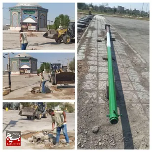 بهسازی یادمان شهدای گمنام بندرهندیجان