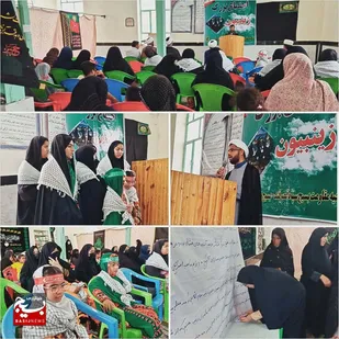 اجتماع بزرگ زینبیون در مسجد جامع شهرستان قصرقند&nbsp;