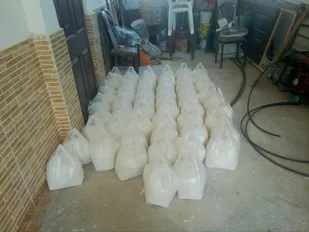 تهیه و توزیع ۲۰۰ پرس وعده سحری و ۴۰۰ کیلو گرم آرد در روستای جیلان شاهرود
