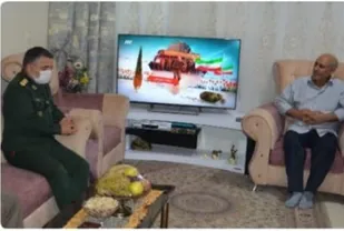 دیدار فرمانده سپاه سلماس با پیشکسوتان عرصه جهاد و شهادت