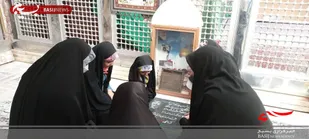 تجدید میثاق بسیجیان پایگاه شهید مغفوری با شهداء به مناسبت هفته بسیج