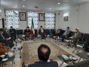 جلسه ستاد فاطمیه شهرستان تفت در دفترامام جمعه برگزار شد