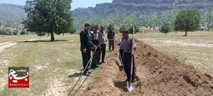 پروژه آبرسانی به مناطق محروم روستای دشتیه بخش ارمند