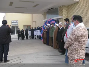 مراسم تقدیر از پرستاران در شهرستان فاروج برگزار شد