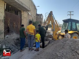 رزمایش بزرگ جهادگران در شهر دارخوین شادگان در راستای تحقق محله اسلامی