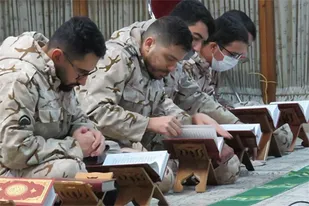 محفل انس با قرآن کریم در سپاه ناحیه امام حسین (ع) کرج برگزار شد