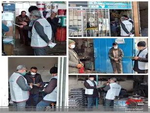 در راستای قرارگاه شهید سلیمانی حافظان سلامت