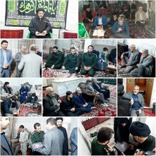 گرامیداشت پنج شهید دفاع مقدس پیشوا در بیت شهیدوالامقام موسی مقاری
