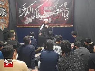 مراسم سوگواری شهادت حضرت زهرا سلام الله علیها توسط بسیجیان پایگاه شهید بهشتی برپا شد