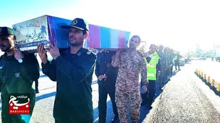 استقبال خوزستانی&zwnj;ها از ۱۴ شهید گمنام دفاع مقدس