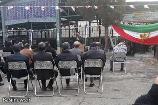 جشن بزرگ انقلاب در گلزار شهدای چهارصد دستگاه کرج برگزار شد+تصاویر