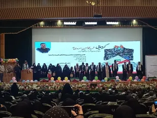 حضور 15 نفر از بسیجیان یزدی در مراسم بزرگداشت شهید محمدحسین سروری&zwnj;