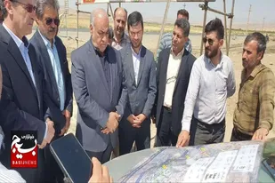 بازدید معاون وزیر راه و شهرسازی از محور تویسرکان_کنگاور+تصاویر