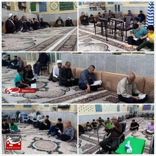 برگزاری مراسم احیای لیالی قدر در هندیجان