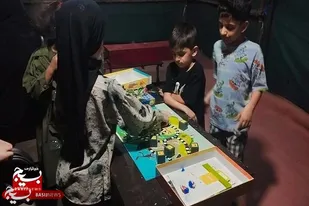 شور بازی در کوی شهید گمنام زاهدان