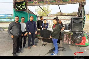برپایی ایستگاه صلواتی در روستای نظام&zwnj;آباد رزن