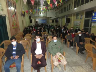 برگزاری مراسم جشن به مناسبت پیروزی انقلاب اسلامی به همت بسیجیان پایگاه امامزاده کرار