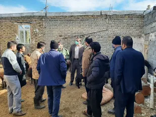 بازدید جانشین بسیج سازندگی کشور از روستاهای هدف بسیج سازندگی استان زنجان