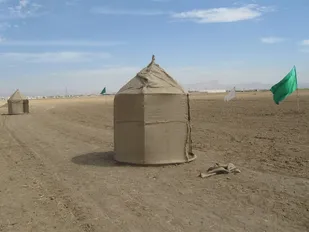 گزارش تصویری از بازسازی واقعه غدیر در شهرستان کبودراهنگ