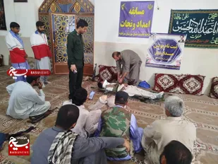 برگزاری مسابقات امداد و نجات در مسجد صاحب&zwnj;الزمان(عج)