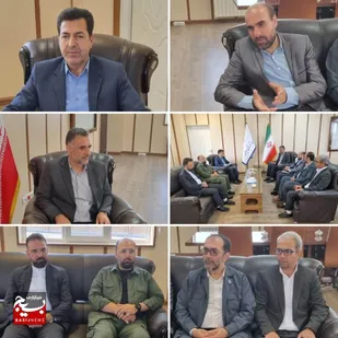 دیدار هیئت اجرایی لیگ رسانه&zwnj;ای امید بسیج رسانه با فرماندار شهرستان میامی