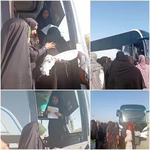 کاروان زیارتی مشهد مقدس حوزه مقاومت حضرت خدیجه(س) بخش برنطین