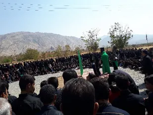 عزاداری مردم روستای خاردان لردگان