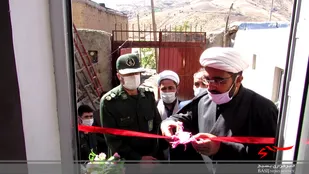 افتتاح خانه محروم به مناسبت هفته دولت در روستای کویر هوراند