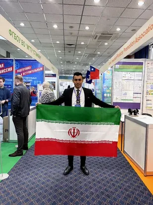 کسب مدال طلای دانشجوی دانشگاه صنعتی شاهرود در جشنواره بین&zwnj;المللی روسیه