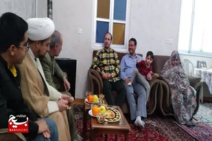 دیدار بسیجیان پایگاه&zwnj;های حوزه شهید خوش لفظ همدان با خانواده&zwnj; شهدا
