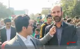مردم در راهپیمایی ۱۳ آبان مشت محکمی بر دهان تجزیه طلبان زدند