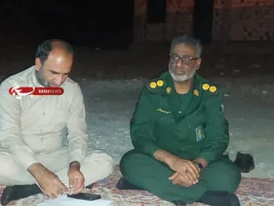 بازدید جانشین فرماندهی سپاه بشاگرد از قرارگاه تحول محلات دهوست