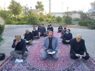 برپایی مراسم عزاداری در تامین اجتماعی شاهرود+ تصاویر