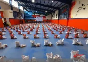 برگزاری رزمایش مواسات و همدلی به نیابت از سردار شهید حاج قاسم سلیمانی