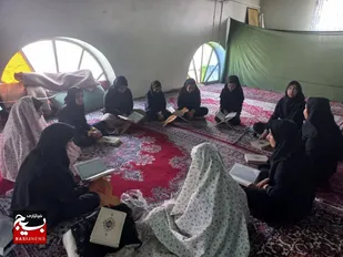 محفل نورانی ختم قرآن در مسجد امام حسن مجتبی(ع) کمال آباد